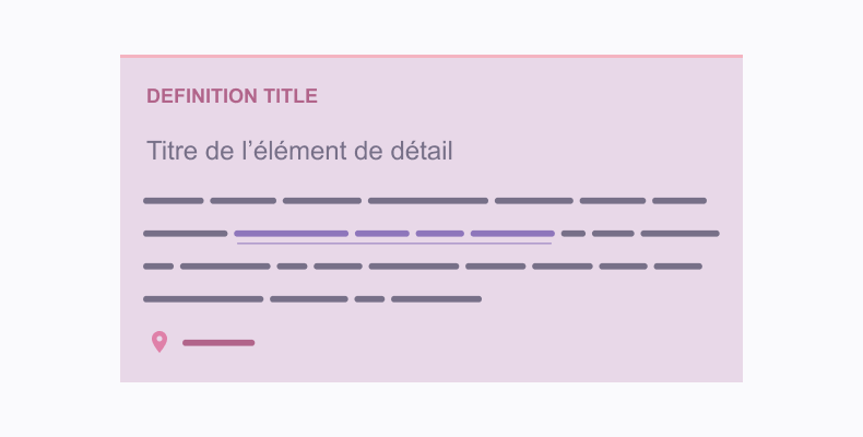 Liste d'informations